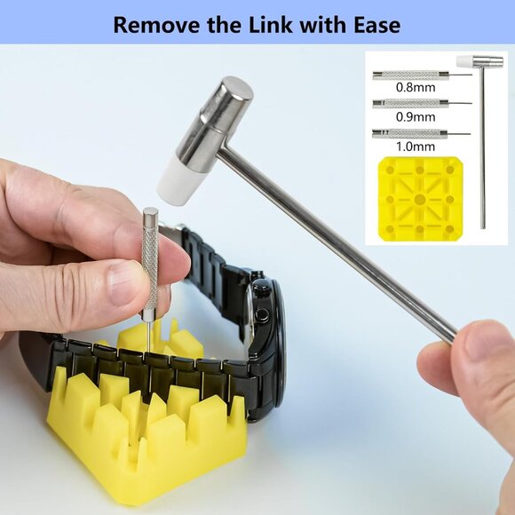 Watch Repair Kit + Watch Press, Watches Band Link Pin Set - Picture 6 of 6